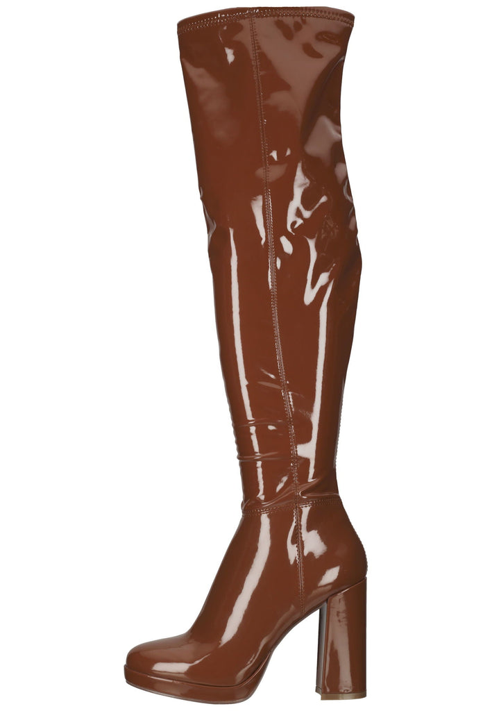 Stiefel Steve Madden Stiefel Lederimitat Cognac