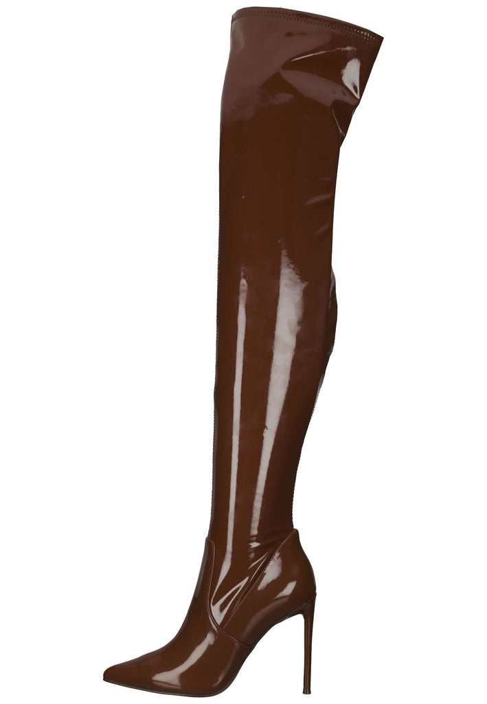 Stiefel Steve Madden Stiefel Lederimitat Cognac