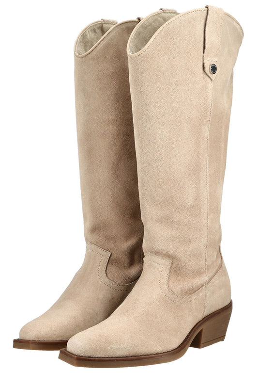 Steve Madden Stiefel Veloursleder Beige