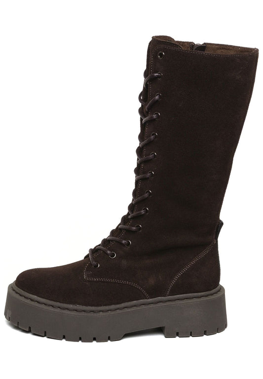 Steve Madden Stiefel Veloursleder Chocolate