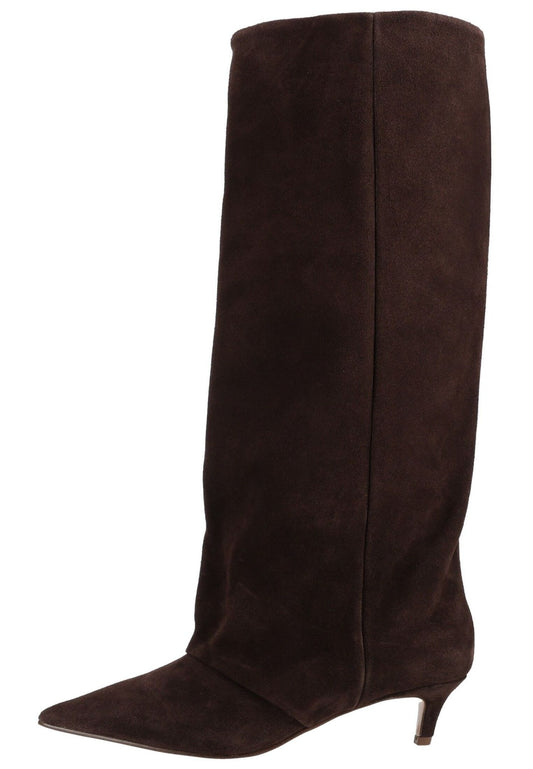 Steve Madden Stiefel Veloursleder Dunkelbraun