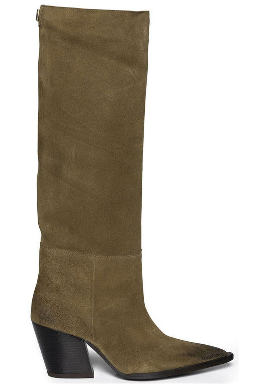 Steve Madden Stiefel Veloursleder Khaki