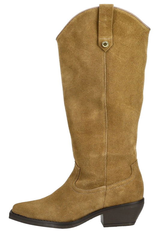 Steve Madden Stiefel Veloursleder Khaki/Gruen