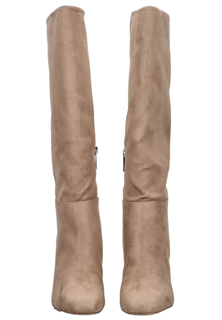Steve Madden Stiefel Veloursleder Taupe
