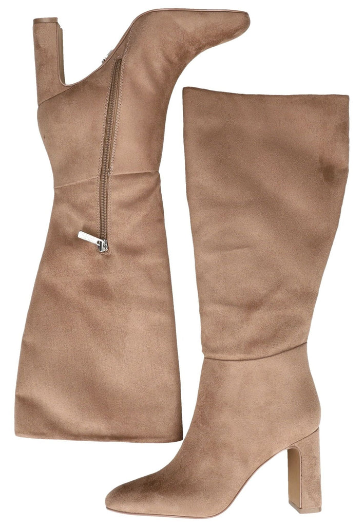 Steve Madden Stiefel Veloursleder Taupe