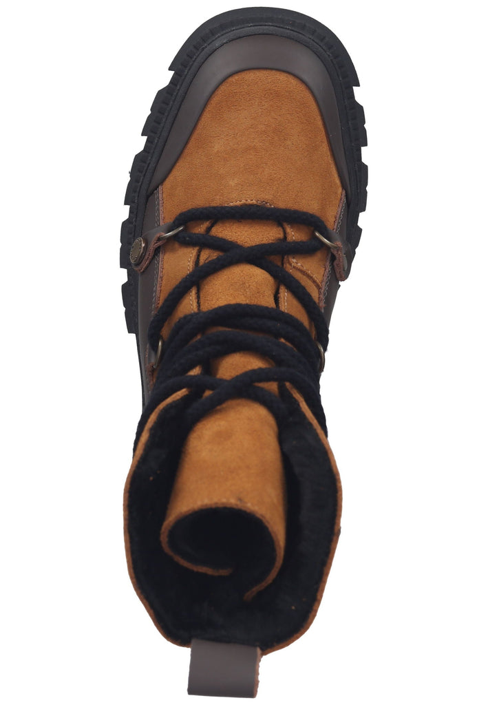 Steve Madden Stiefelette Leder Braun Warmfutter