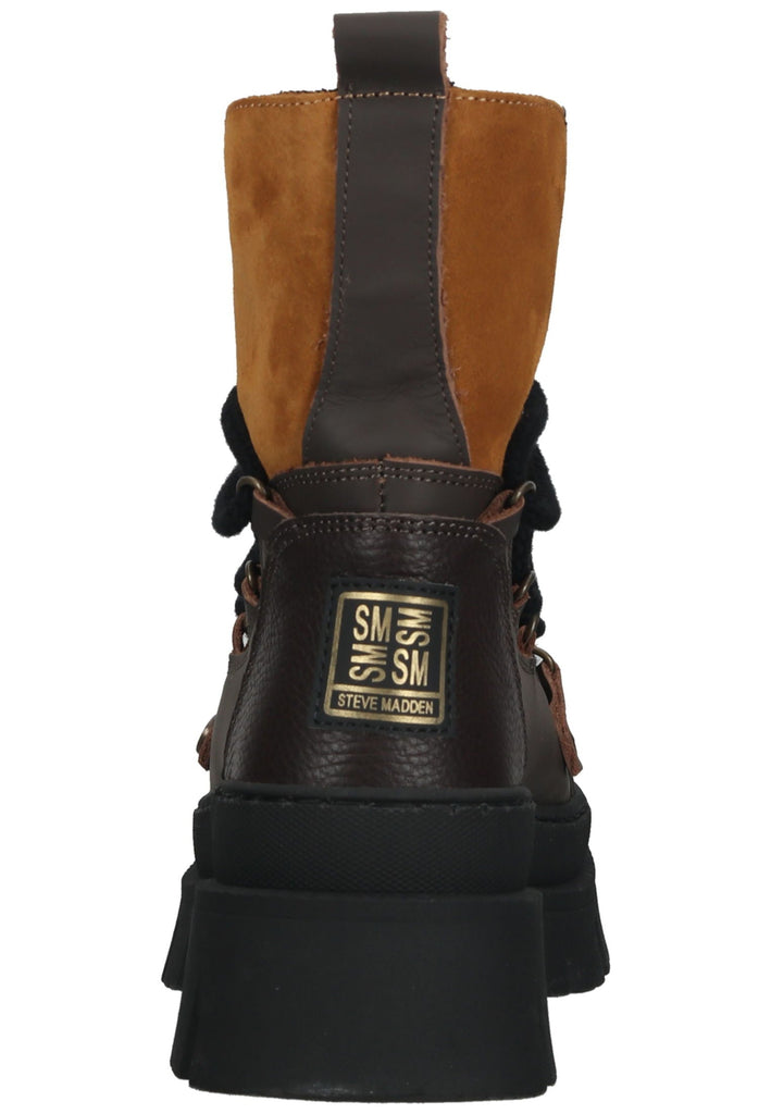 Steve Madden Stiefelette Leder Braun Warmfutter