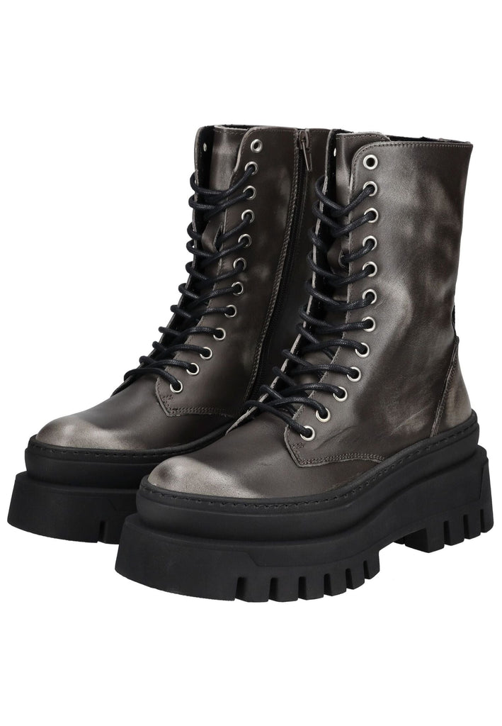 Steve Madden Stiefelette Leder Dunkelgrau Warmfutter