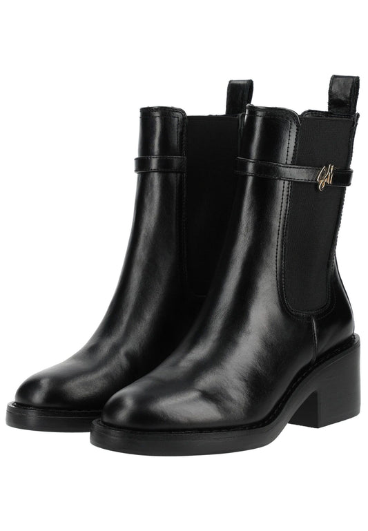 Steve Madden Stiefelette Leder Schwarz