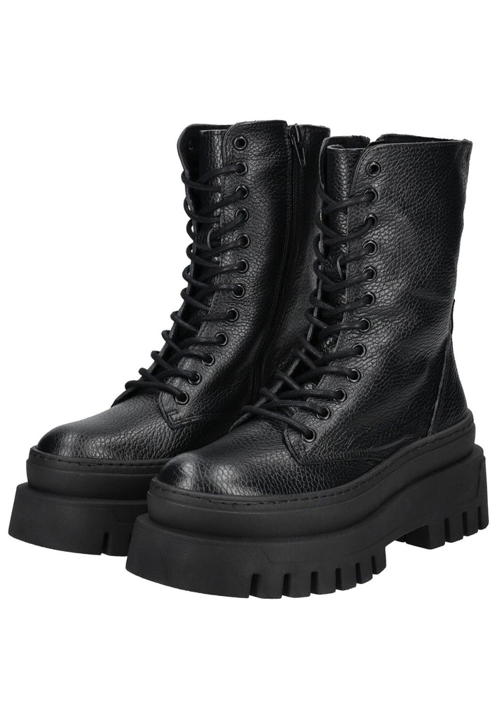 Steve Madden Stiefelette Leder Schwarz Warmfutter