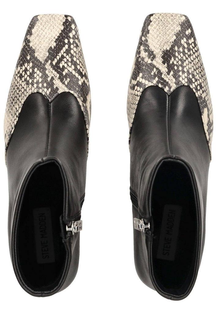 Steve Madden Stiefelette Leder/Synthetik Schwarz