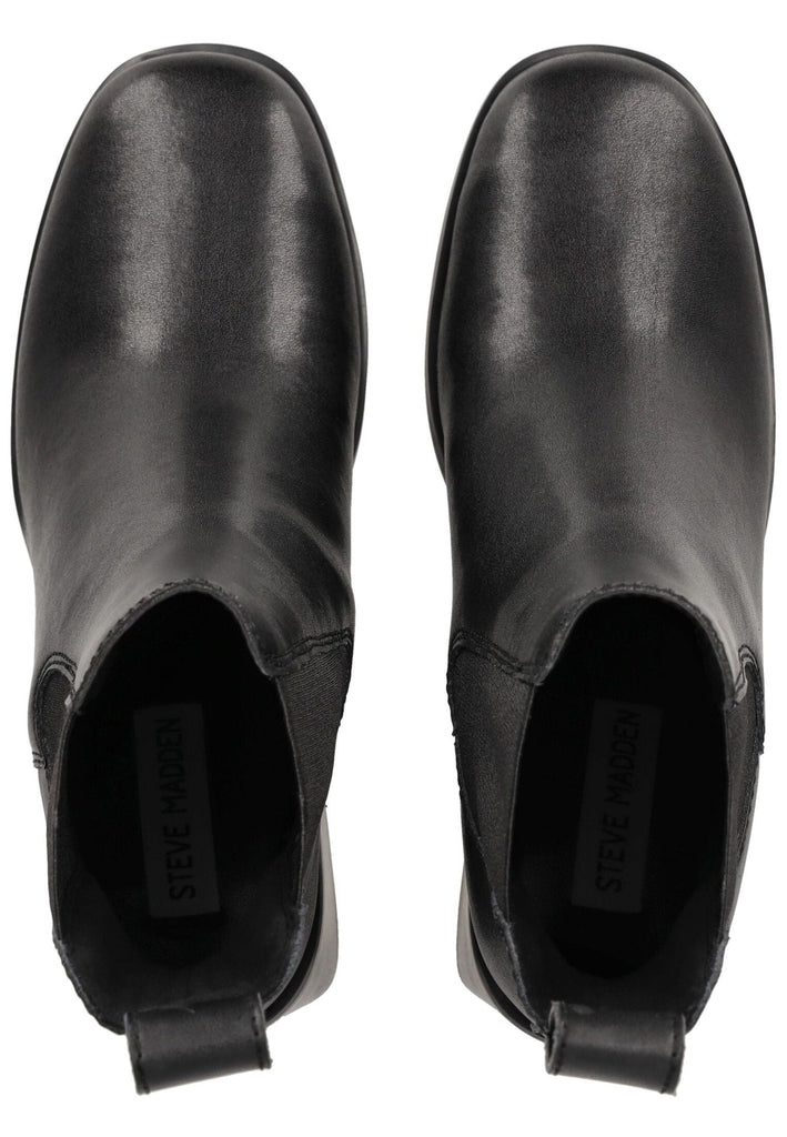 Steve Madden Stiefelette Leder/Textil Schwarz