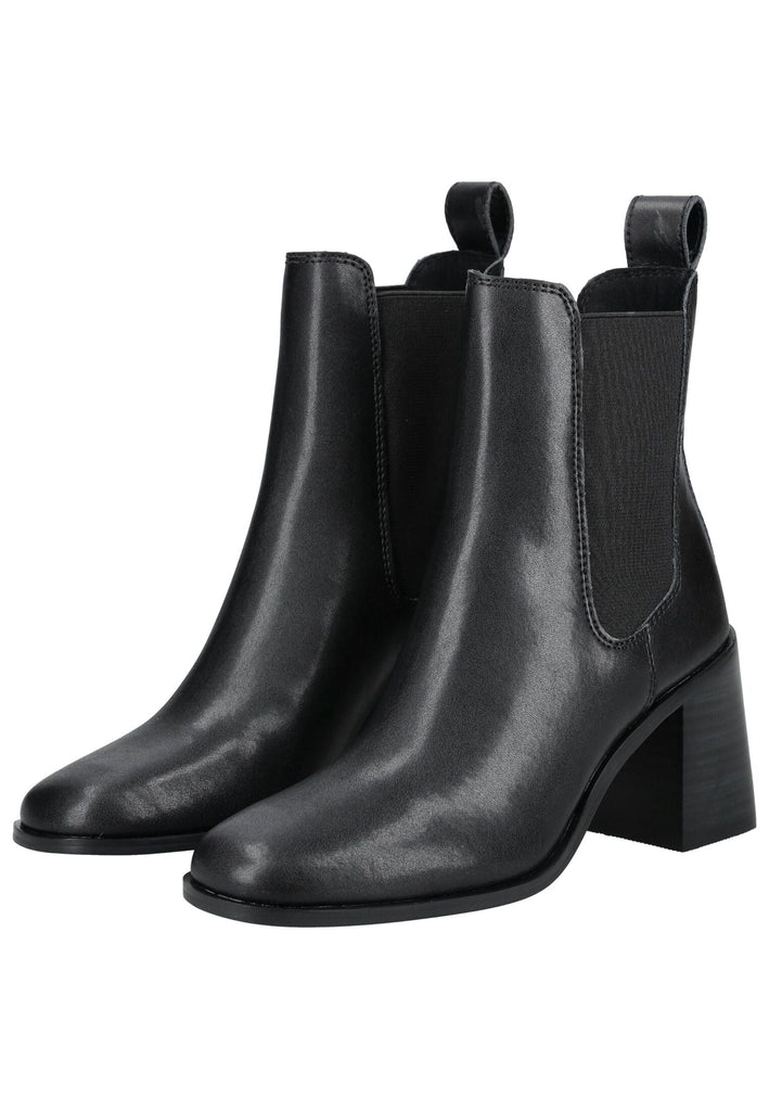 Steve Madden Stiefelette Leder/Textil Schwarz
