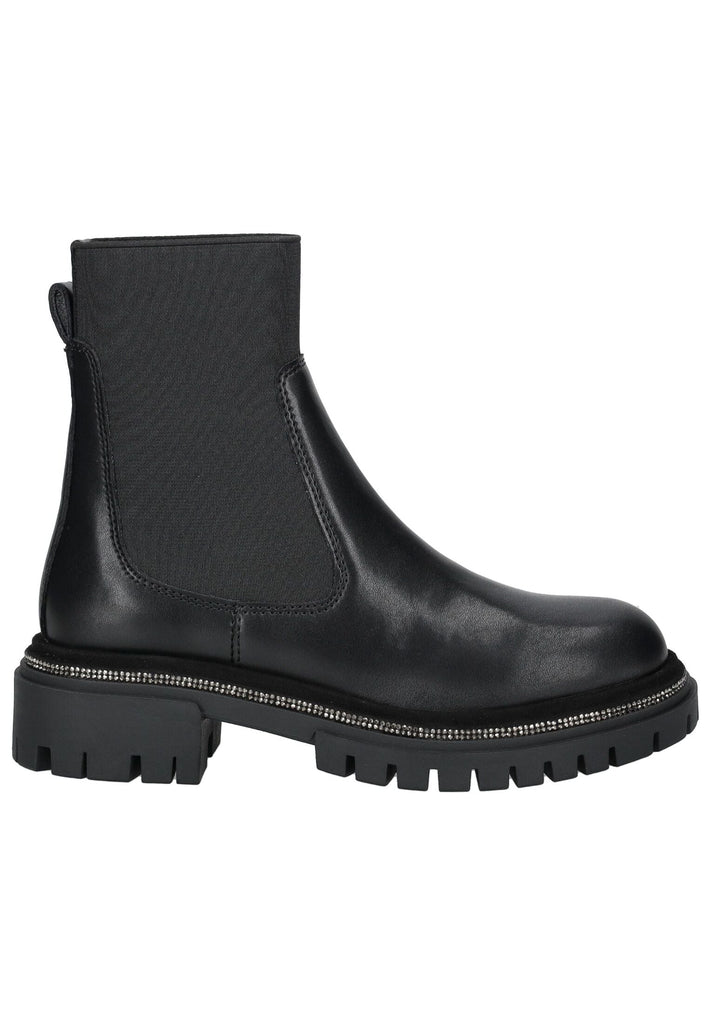Steve Madden Stiefelette Leder/Textil Schwarz