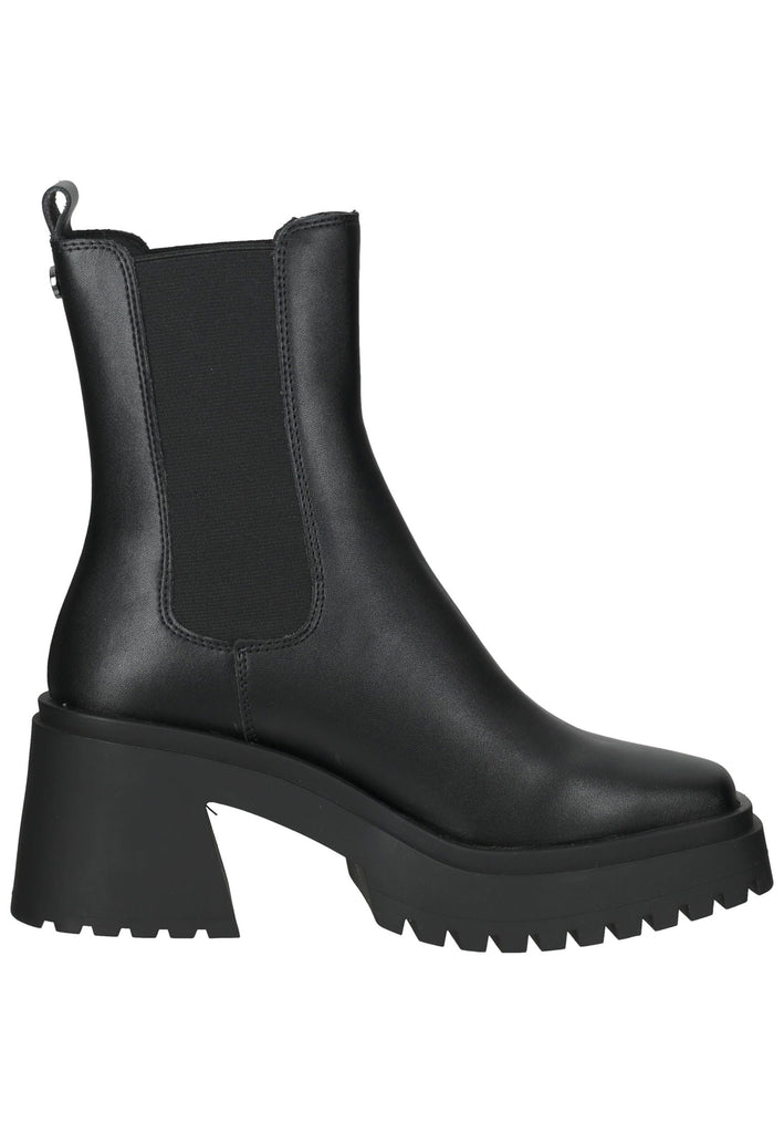 Steve Madden Stiefelette Leder/Textil Schwarz