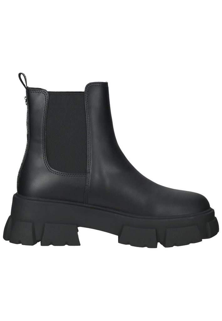 Steve Madden Stiefelette Leder/Textil Schwarz