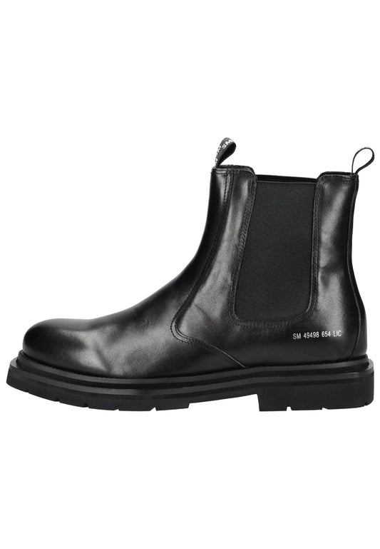 Steve Madden Stiefelette Leder/Textil Schwarz