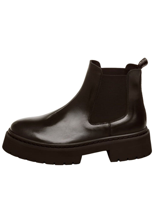 Steve Madden Stiefelette Leder/Textil Schwarz