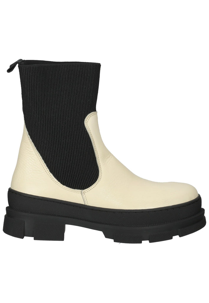 Steve Madden Stiefelette Leder/Textil Weiß/Schwarz