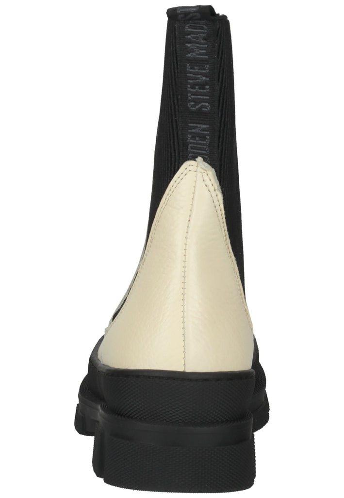 Steve Madden Stiefelette Leder/Textil Weiß/Schwarz