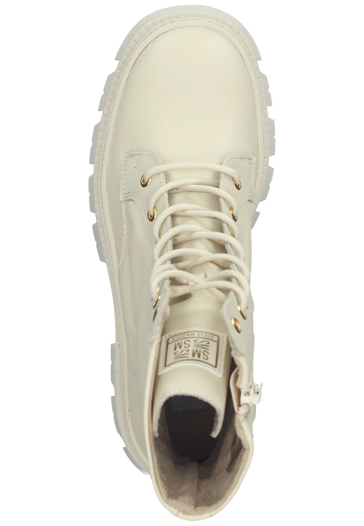 Steve Madden Stiefelette Leder Weiß