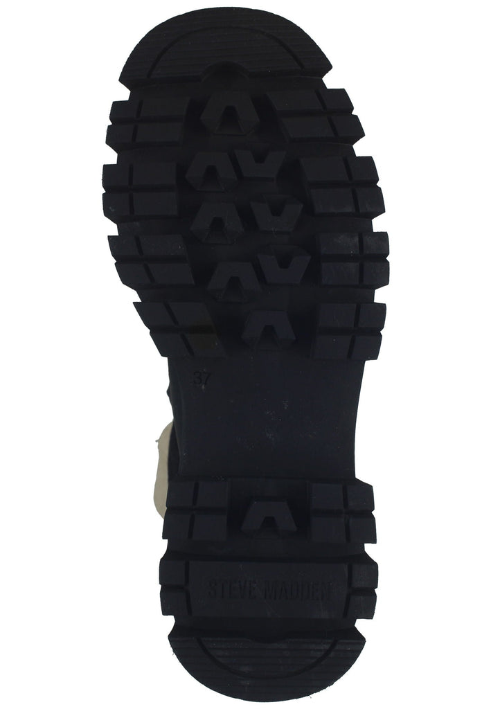 Steve Madden Stiefelette Leder Weiß/Schwarz Warmfutter