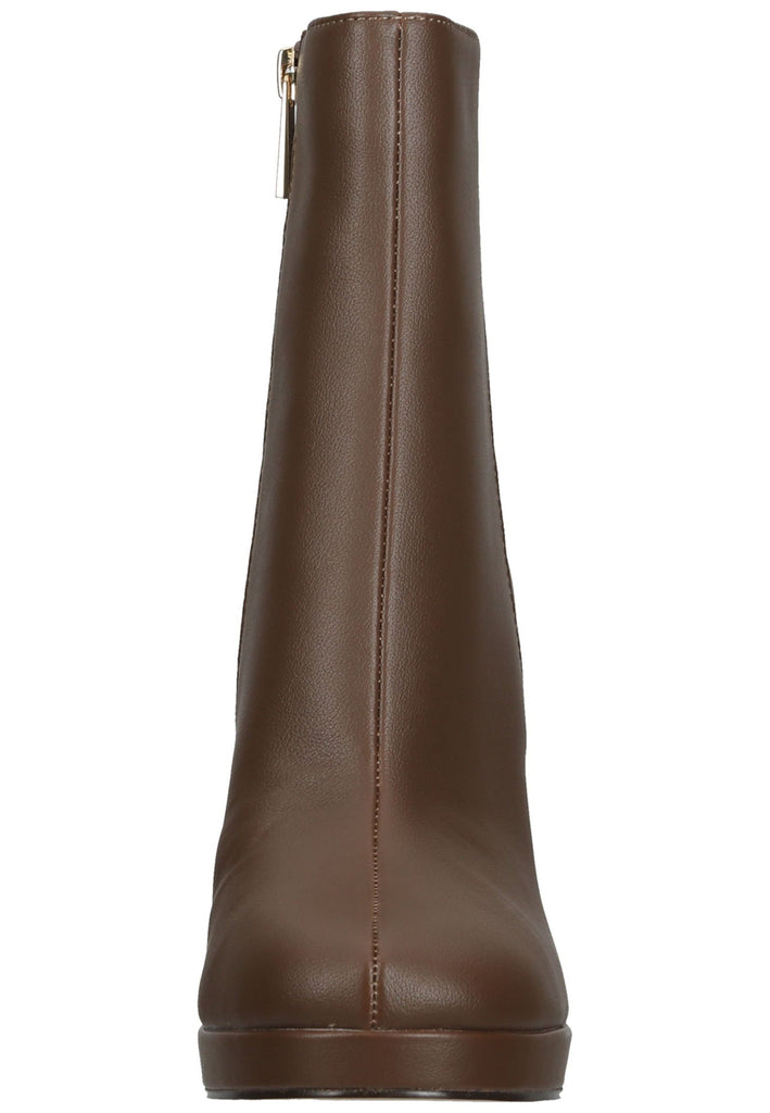 Steve Madden Stiefelette Lederimitat Dunkelbraun