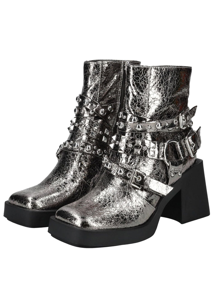 Steve Madden Stiefelette Lederimitat Pewter