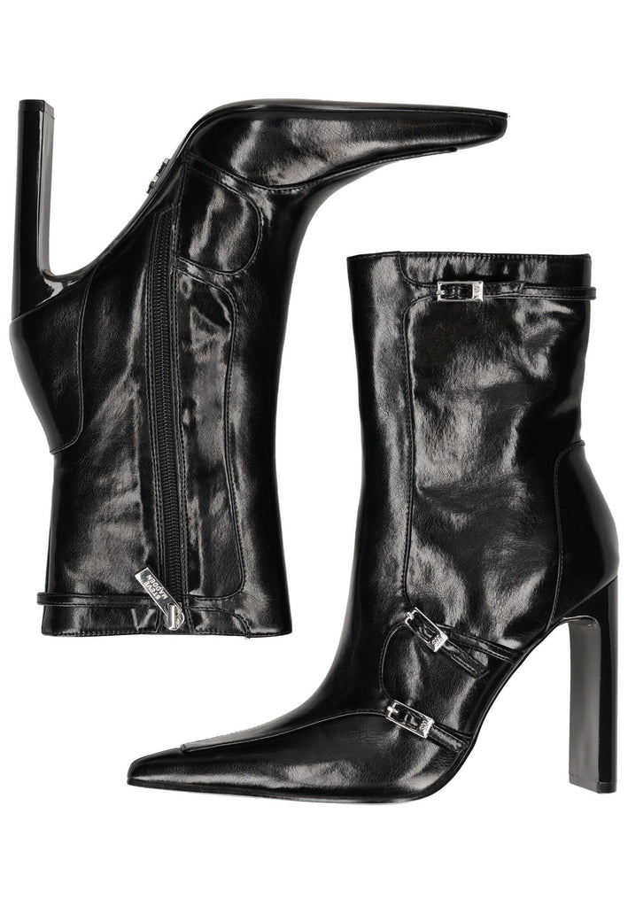 Steve Madden Stiefelette Lederimitat Schwarz