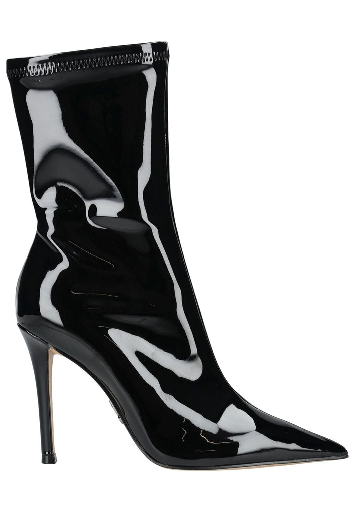 Steve Madden Stiefelette Lederimitat Schwarz Lack