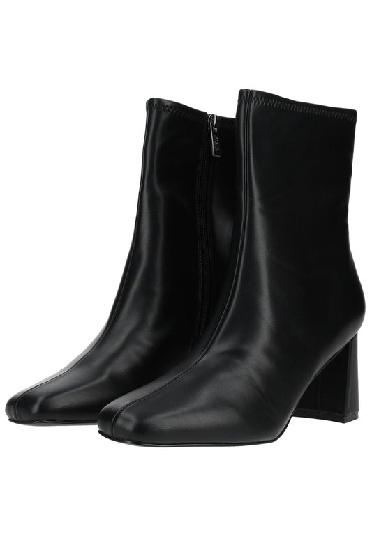Steve Madden Stiefelette Lederimitat Schwarz/Schwarz