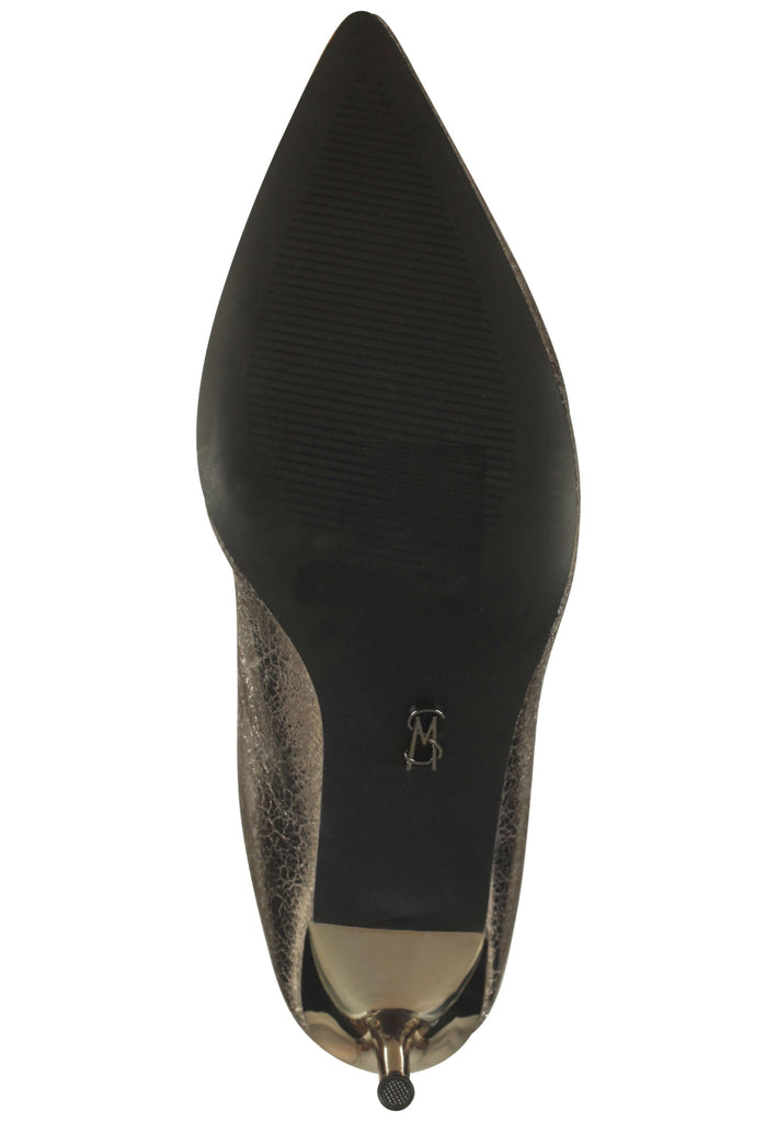 Steve Madden Stiefelette Lederimitat Silber