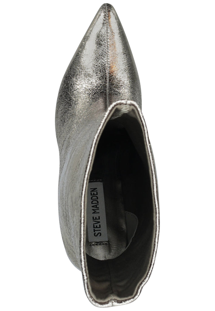 Steve Madden Stiefelette Lederimitat Silber