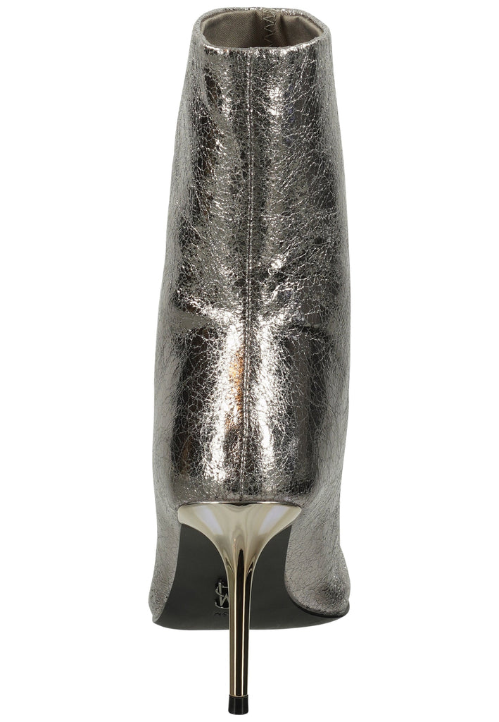 Steve Madden Stiefelette Lederimitat Silber