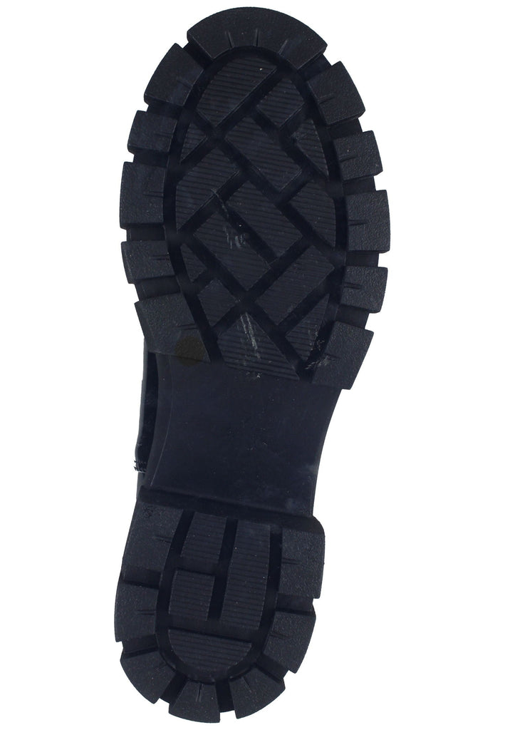 Steve Madden Stiefelette Lederimitat/Textil Schwarz Lack