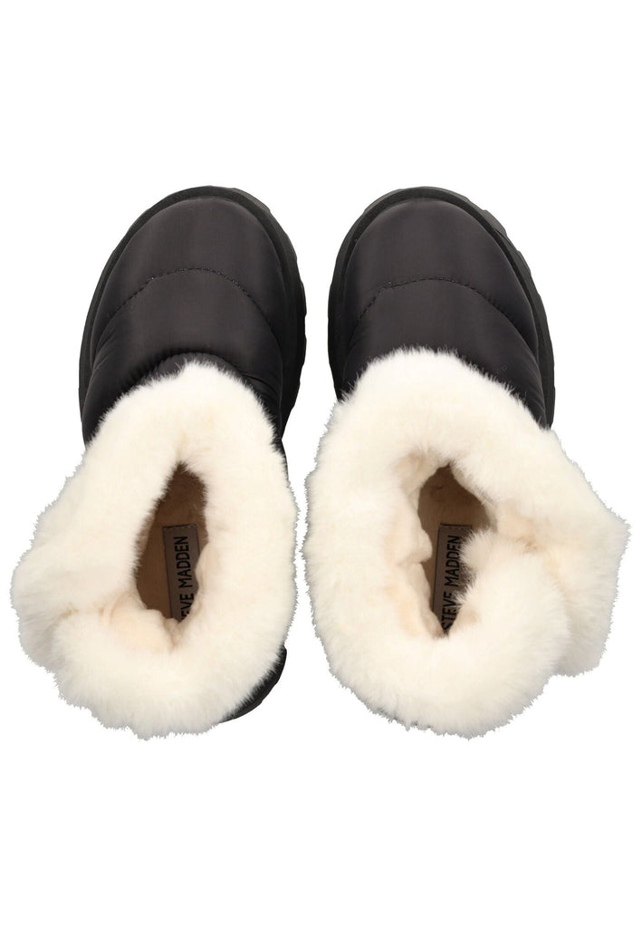 Steve Madden Stiefelette Textil Schwarz Warmfutter