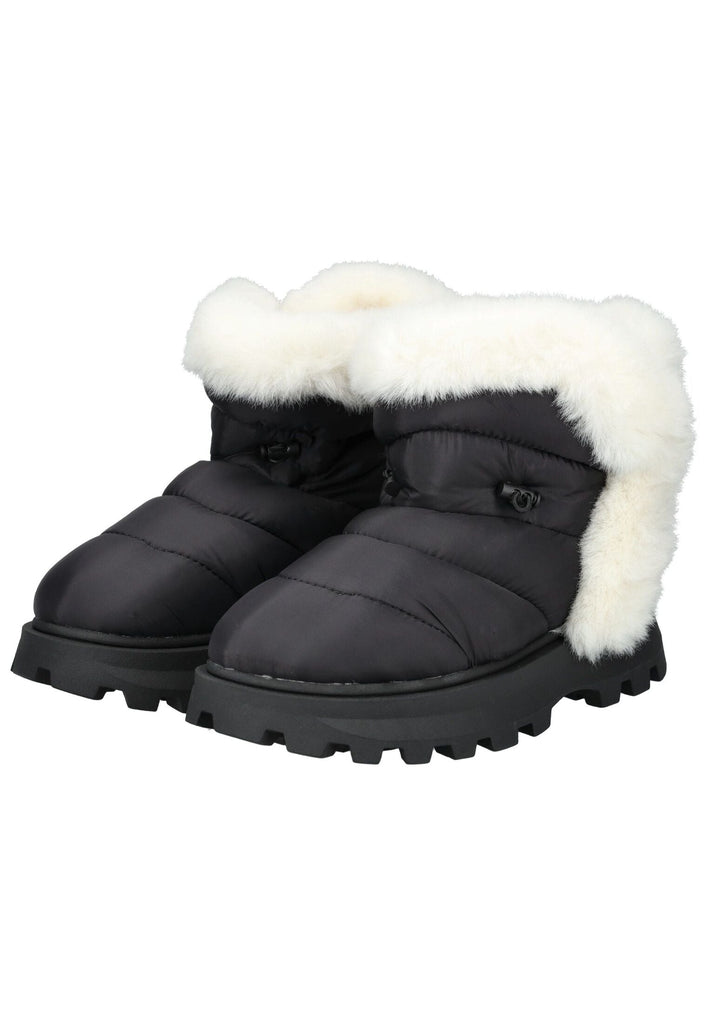 Steve Madden Stiefelette Textil Schwarz Warmfutter