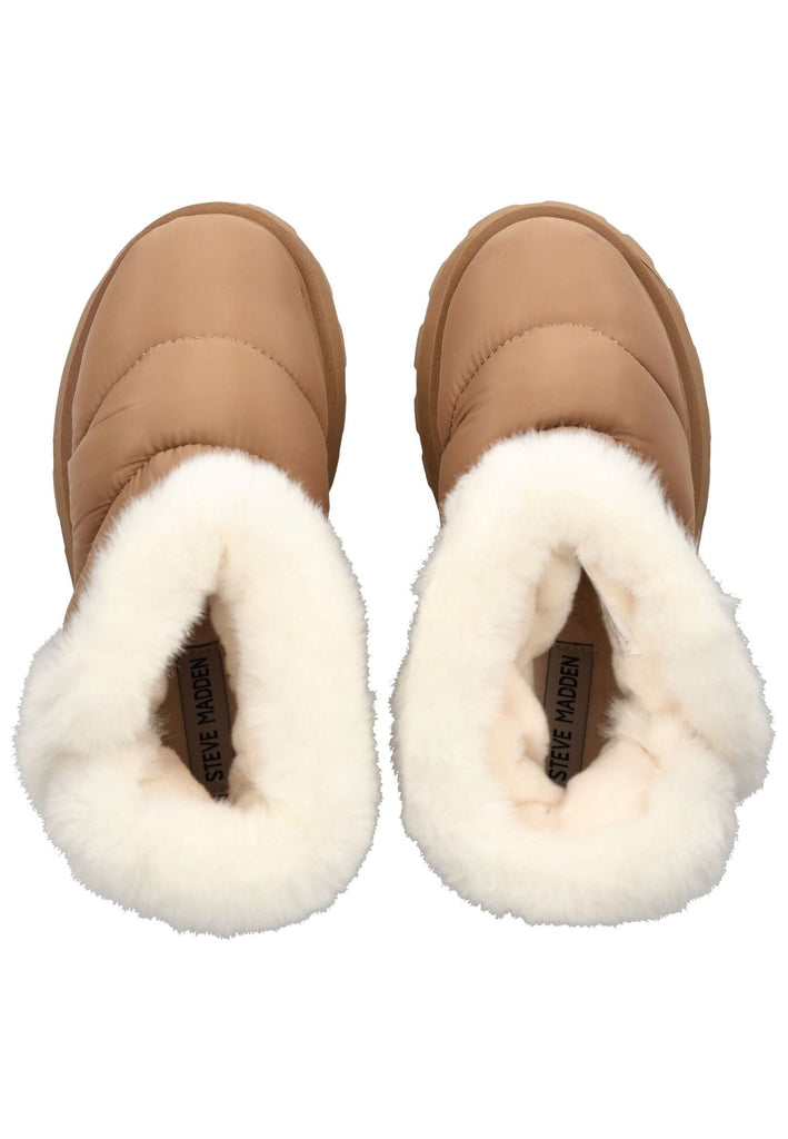 Steve Madden Stiefelette Textil Tan Warmfutter