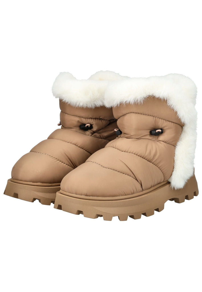 Steve Madden Stiefelette Textil Tan Warmfutter