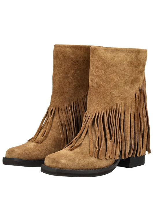 Steve Madden Stiefelette Veloursleder Chestnut