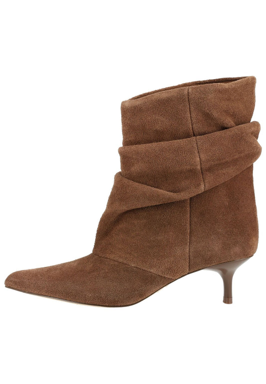 Steve Madden Stiefelette Veloursleder Chestnut