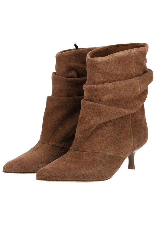 Steve Madden Stiefelette Veloursleder Chestnut
