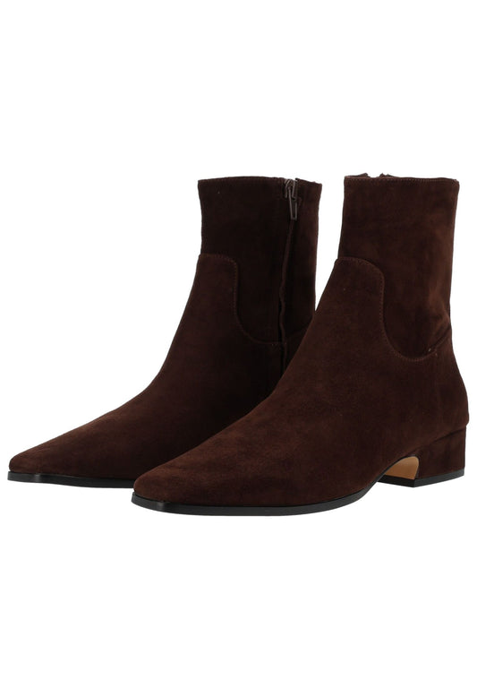 Steve Madden Stiefelette Veloursleder Chocolate