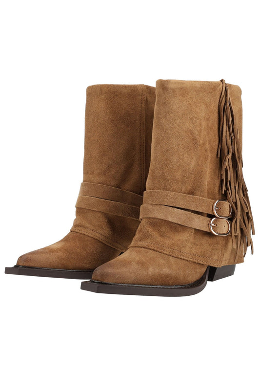 Steve Madden Stiefelette Veloursleder Dunkelbraun