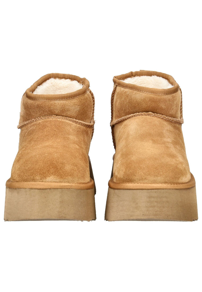 Steve Madden Stiefelette Veloursleder Tan Warmfutter