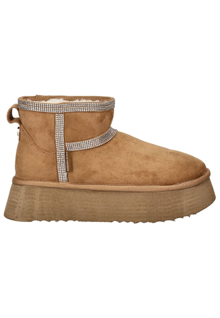 Steve Madden Stiefelette Veloursleder Tan Warmfutter