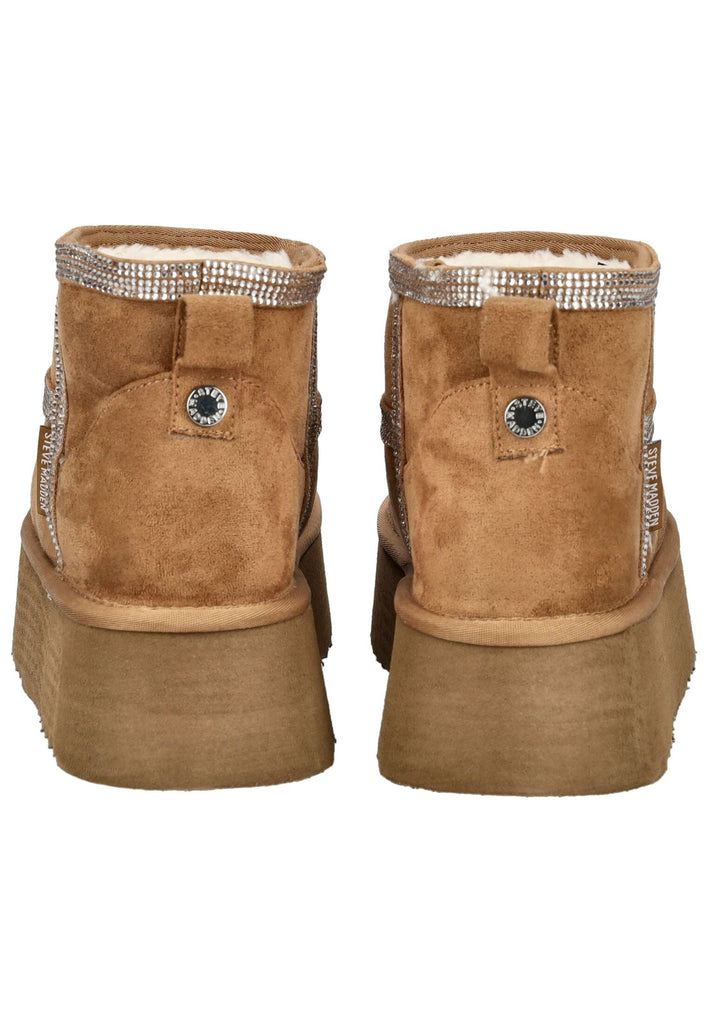Steve Madden Stiefelette Veloursleder Tan Warmfutter