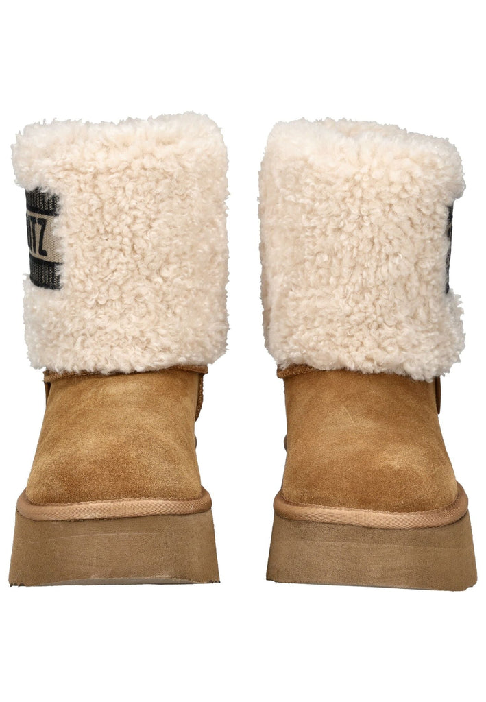 Steve Madden Stiefelette Veloursleder/Textil Chestnut Warmfutter