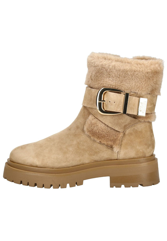 Steve Madden Stiefelette Veolurs/Textil/Synthetik Tan