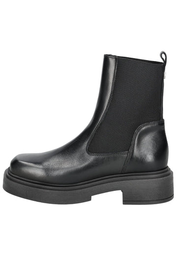 Stiefeletten Steve Madden Stiefelette Leder Schwarz